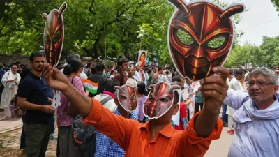 Cockroach Janta Party Holds First Major Street Protest