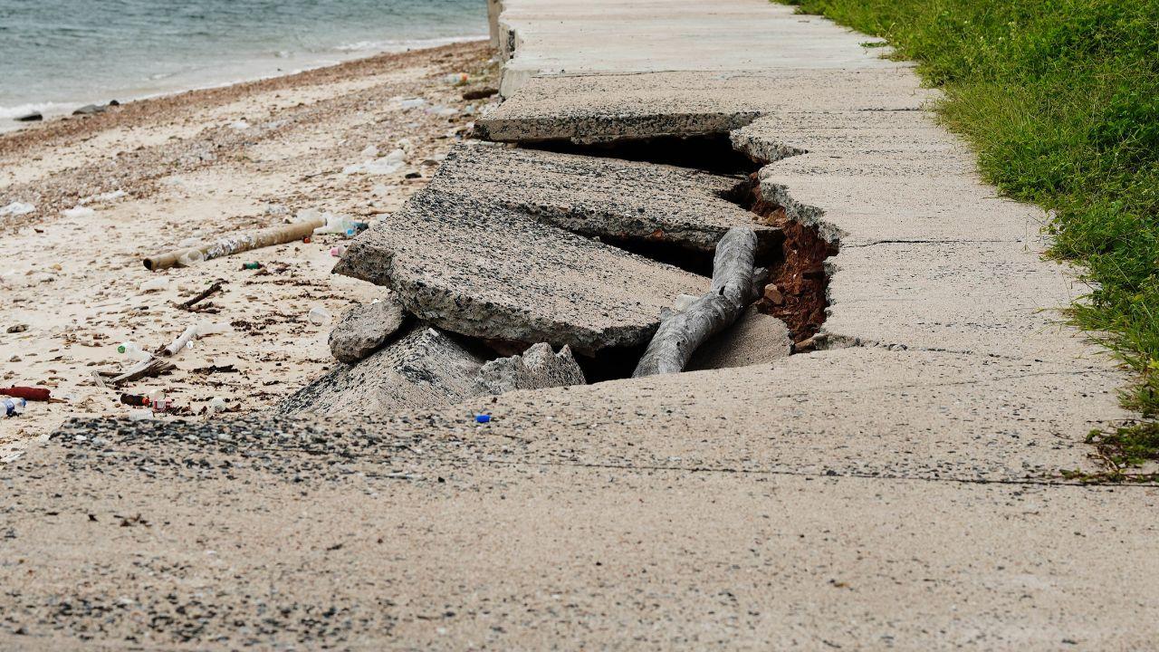 Sinkhole Reportedly Linked to Burst Water Pipe Incident