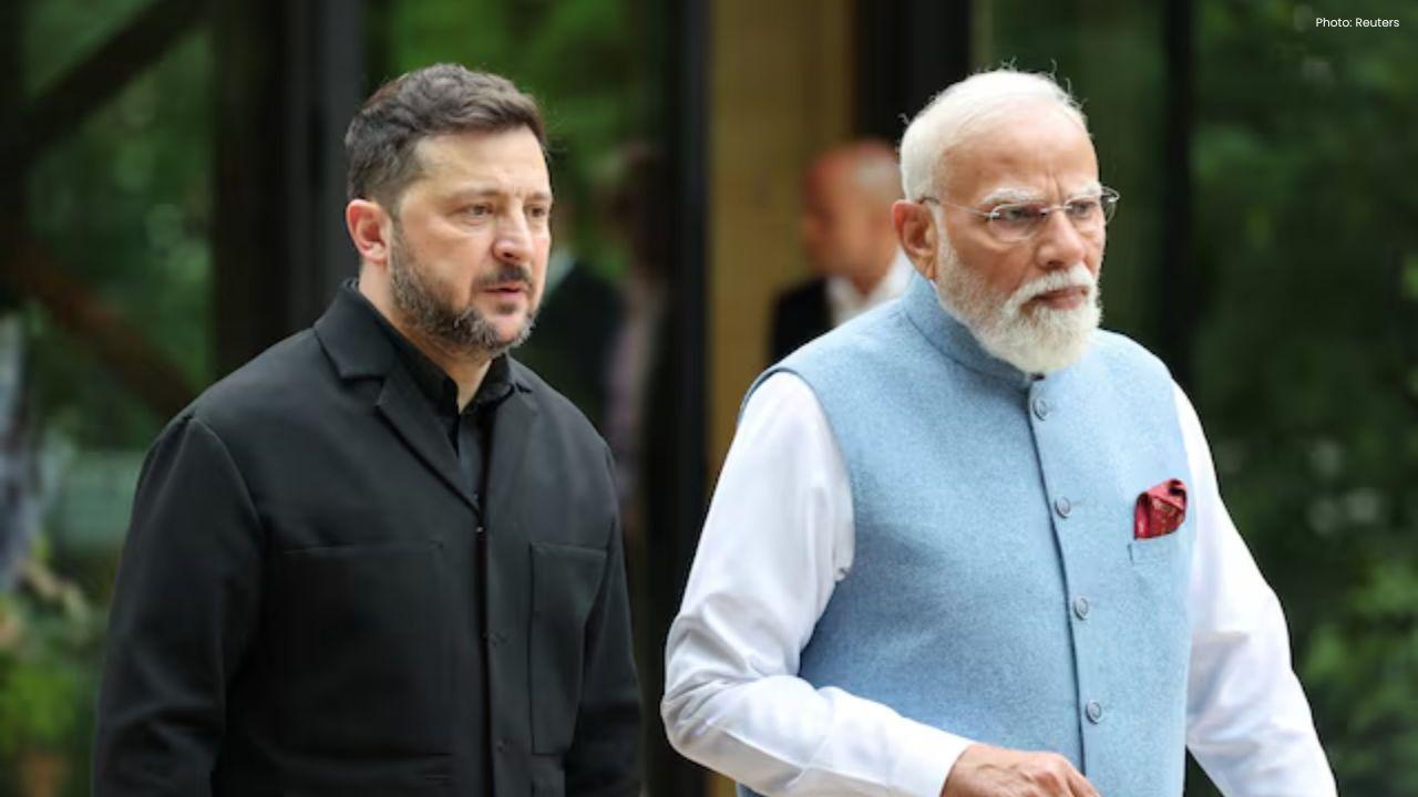 Zelenskiy and Modi Discuss Stronger India Ukraine Ties