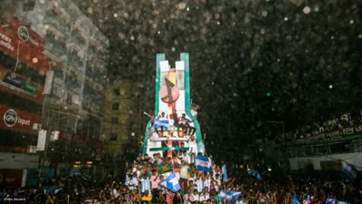 Thousands Gather in Bangladesh for Argentina Match Watch