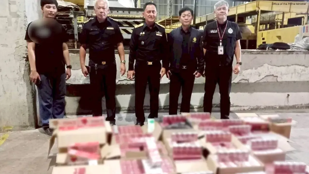 Thailand Seizes 8,600 Packs of Smuggled Cigarettes