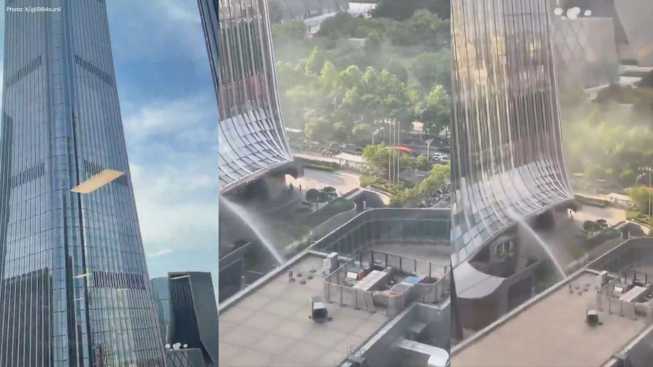 Small Aircraft Crashes Near Beijing's China Zun Tower