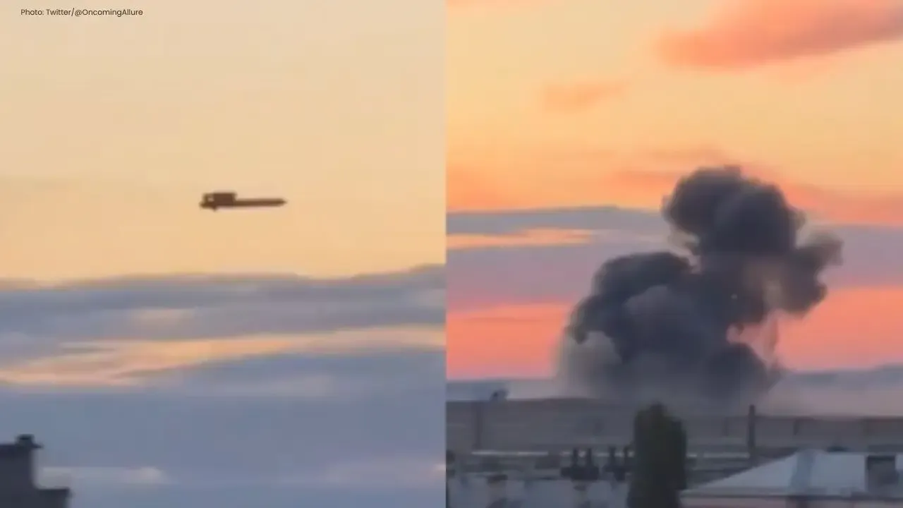 Ukrainian FP-5 Flamingo Missiles Target Russian Military Facility