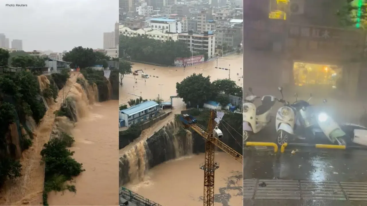 Nanning Raises Highest Flood Alert as Typhoon Maysak Triggers Heavy Rain