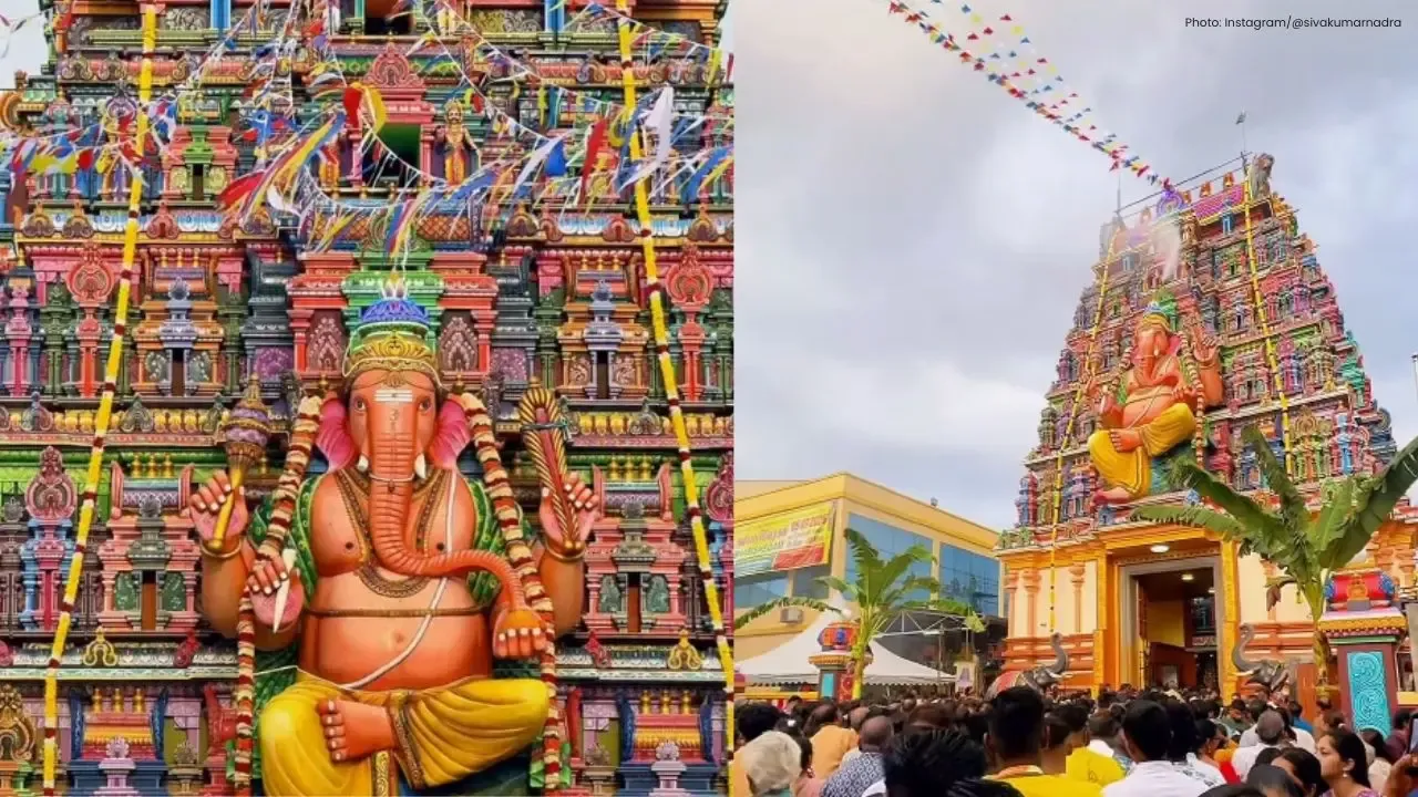 Sri Veerakathy Vinayagar Temple Holds Sacred Kumbabishekam Ceremony