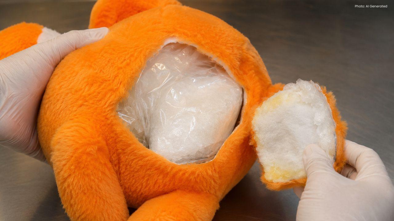 Thailand Customs Finds Ketamine Hidden Inside Orange Doll Parcel