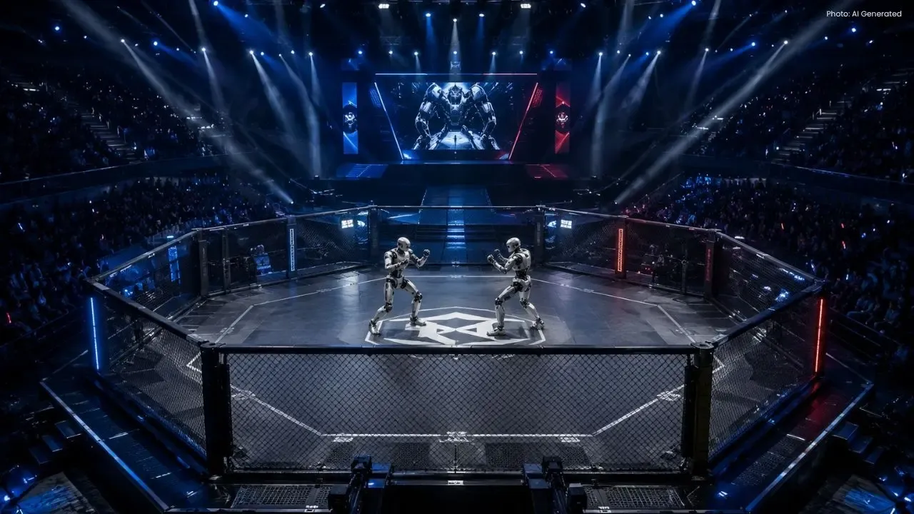 China Hosts World’s First Humanoid Robot MMA Fight in Shenzhen