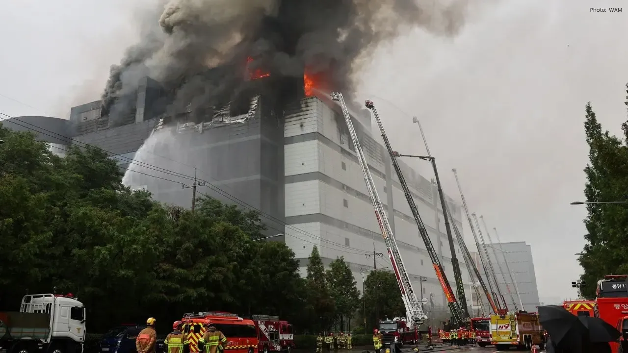 South Korea Battles Massive Coupang Warehouse Fire in Incheon
