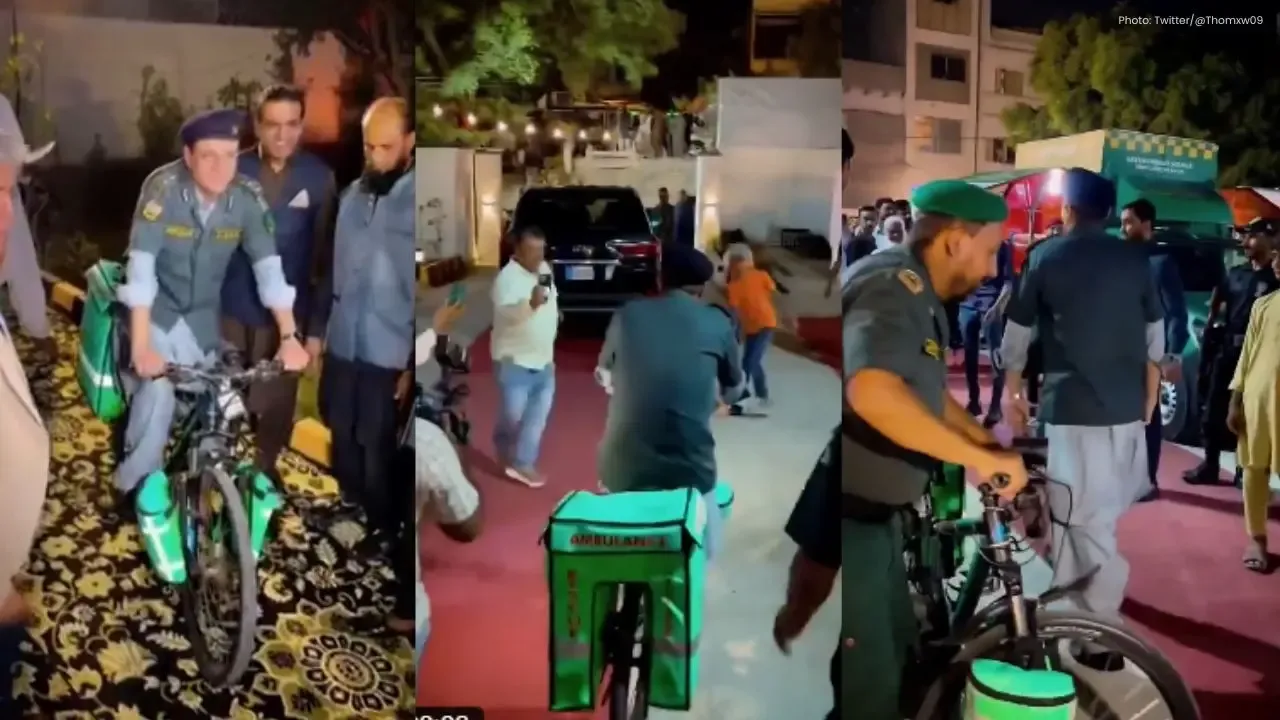 Karachi Cycle Ambulance Goes Viral, Sparks Online Debate