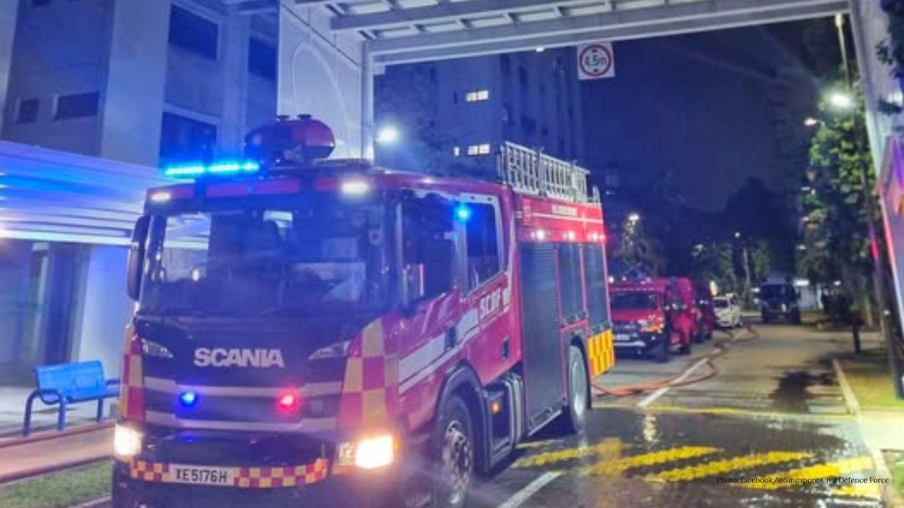 Two SCDF Firefighters Hurt While Rescuing Resident in Clementi Flat Fire