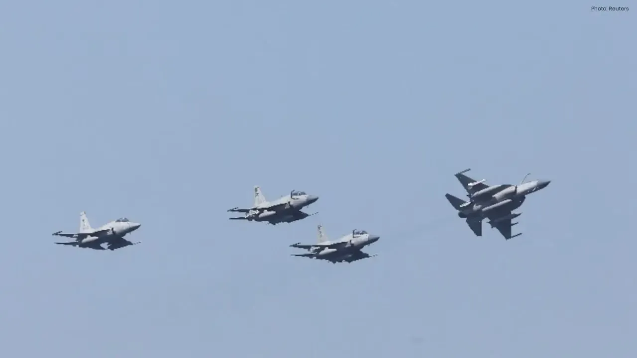 PAF Fighter Jets Conduct Flypast Rehearsals Over Islamabad