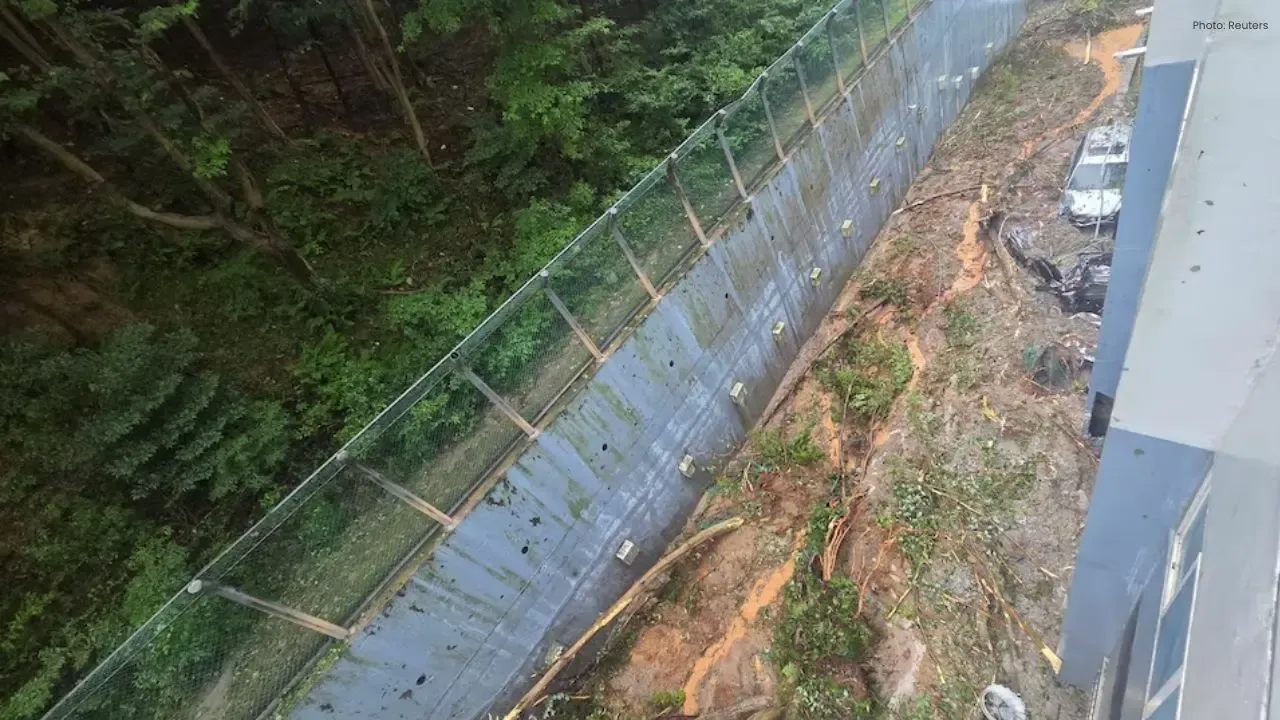 South Korea Landslide Kills One as Heavy Rain Hits Southern Region