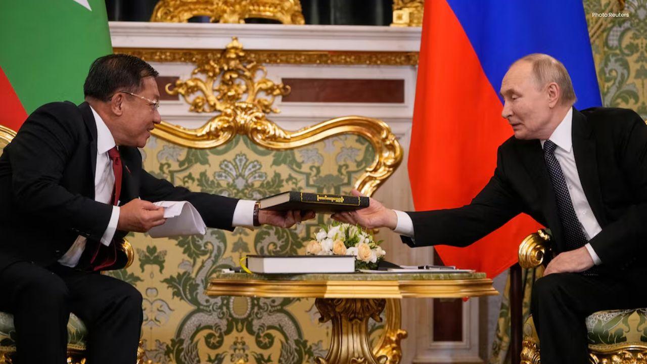 Myanmar Leader Visits Russia Amid Diplomatic Push and Legal Risks