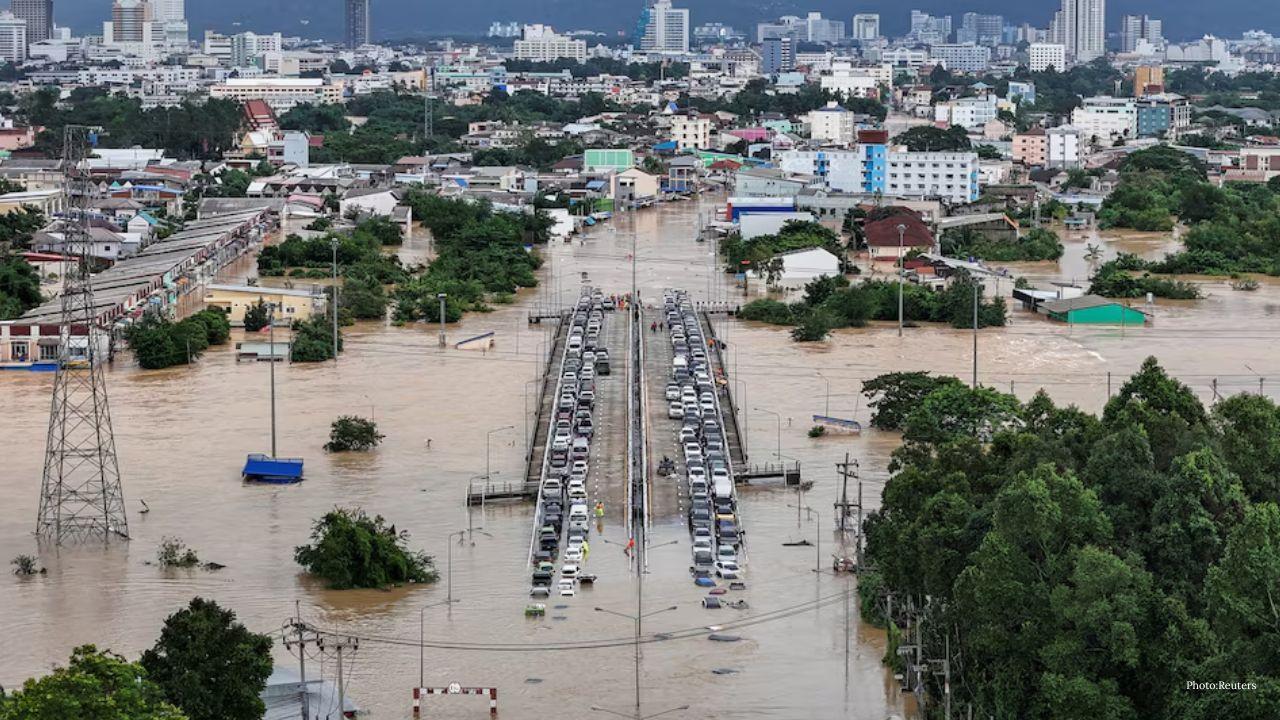 Heavy Rain Causes Severe Flooding in Thailand’s Nan Province