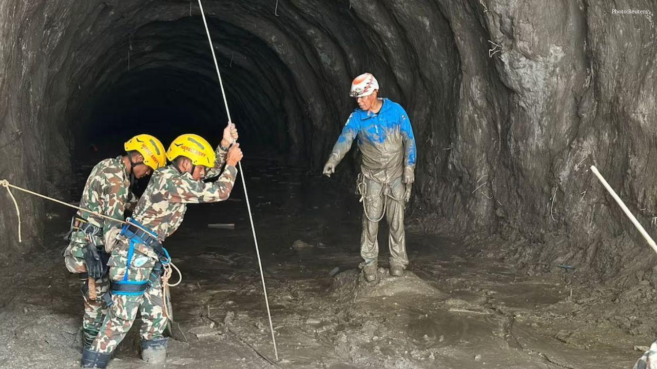 Nepal Flood Rescue Race Intensifies as Workers Remain Trapped