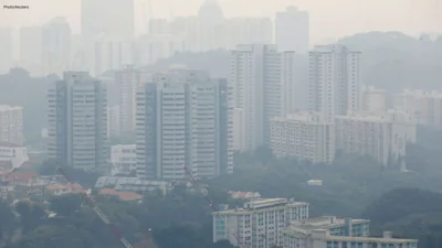 Air Quality Back At Unhealthy Levels In Central Singapore