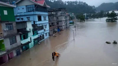 Sikkim Landslide Hits Rimbi, Over 30 Homes Affected By Heavy Rain