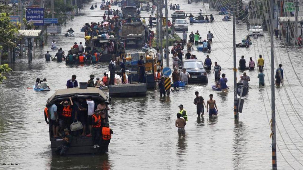 Bangkok Flooding Turns Roads Into Rivers After Heavy Rain