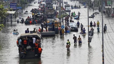 Bangkok Flooding Turns Roads Into Rivers After Heavy Rain